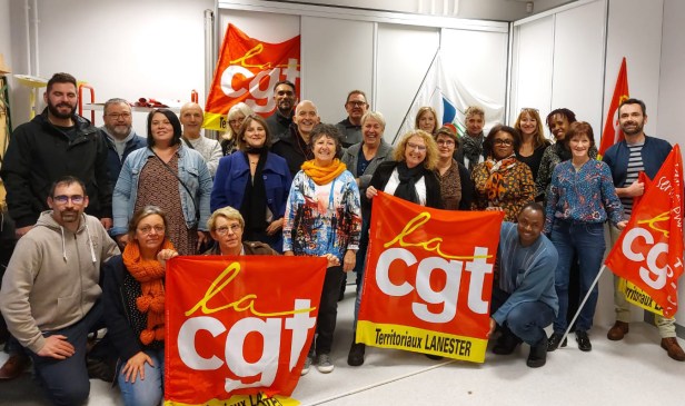 Une partie de nos candidats aux élections paritaires 2022 à Lanester