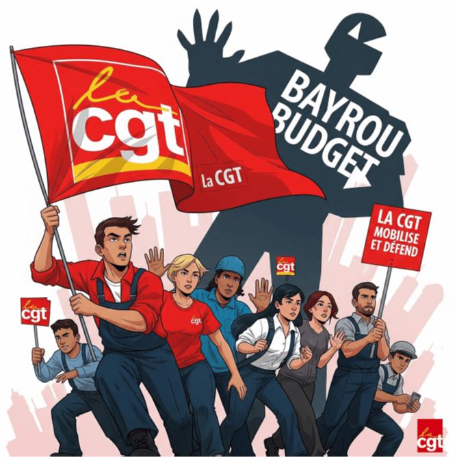 visuel CGT Bayrou
